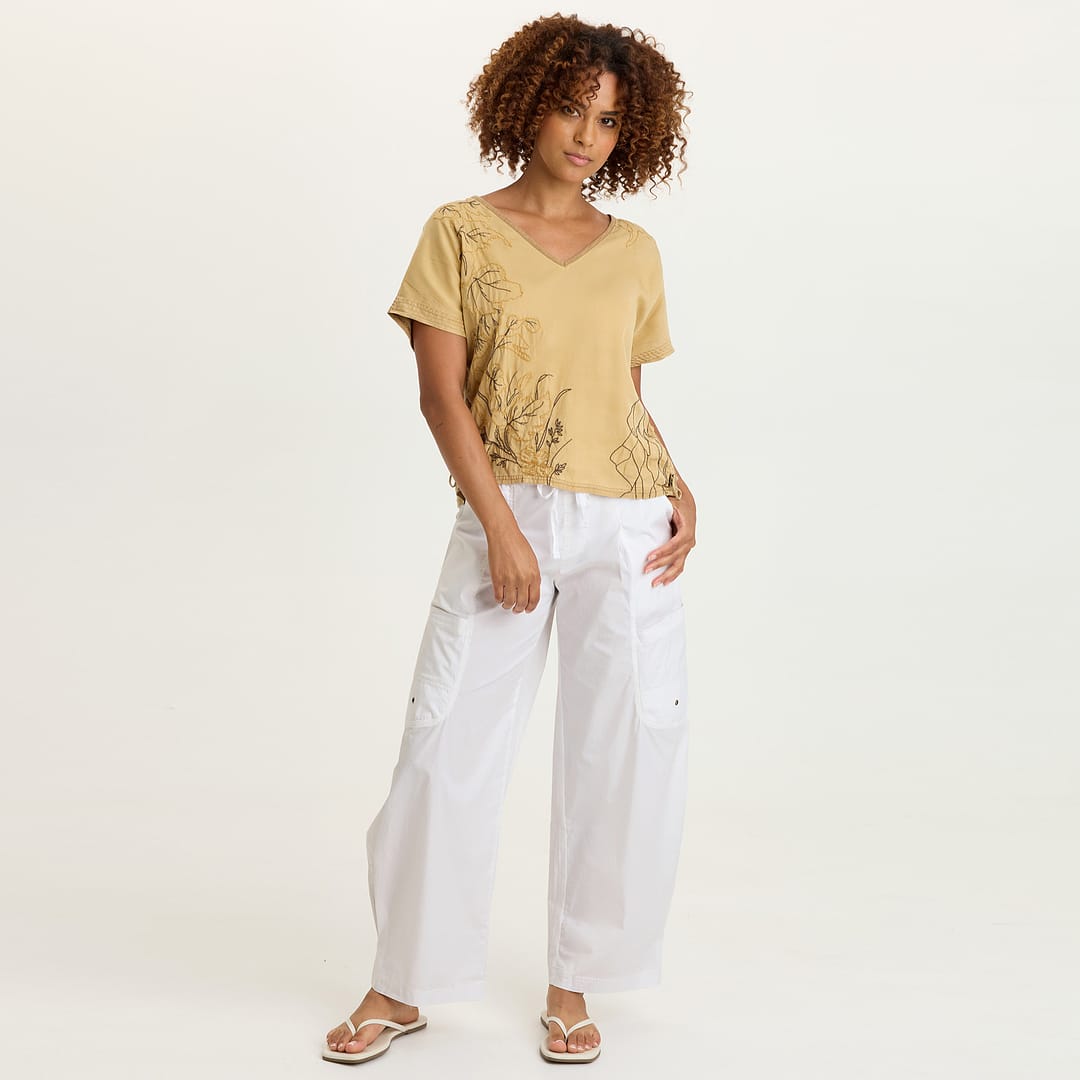 Pender Poplin Pull-On Barrel Pant