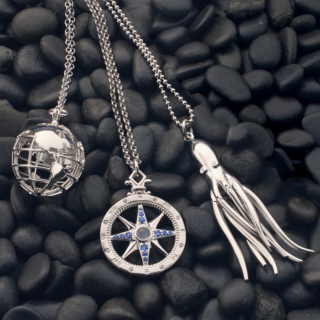 美品　vasco ANCHOR COMPASS NECKLACE SILVER 美品 vasco ANCHOR COMPASS NECKLACE SILVER Vasco Anchor