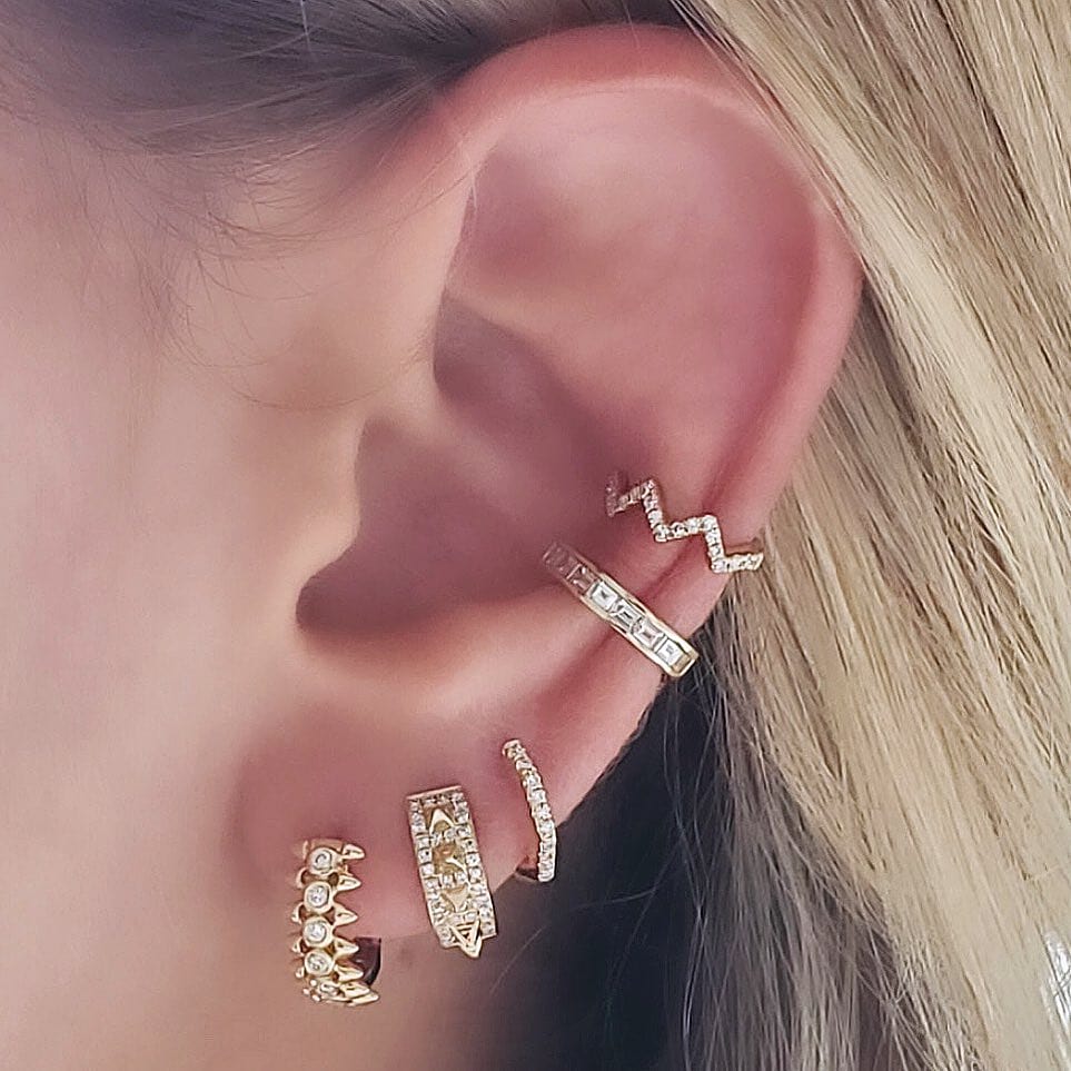 アクセサリー EARRING PIERCED simmon M OVAL