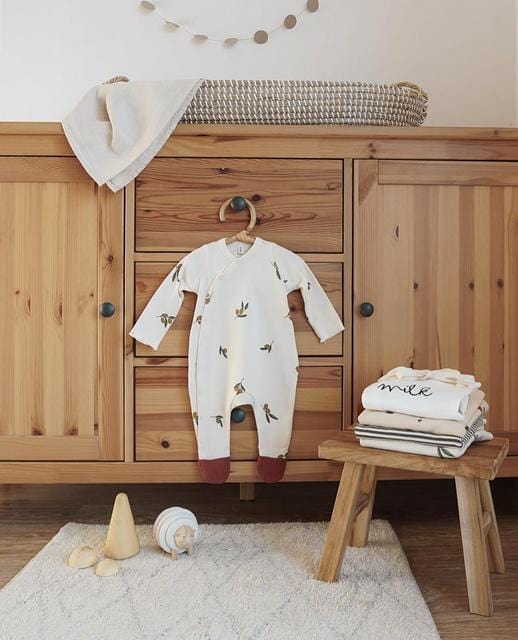 Natural MILK Organic Cotton Playsuit | Organic Zoo