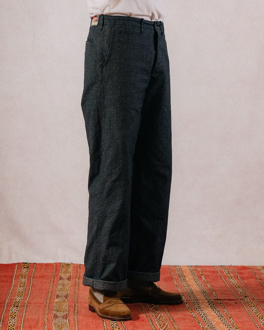Cushman Lot. 22686 Chambray Pant Salt & Pepper – Clutch Cafe
