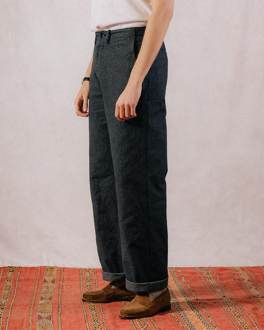 Cushman Lot. 22686 Chambray Pant Salt & Pepper – Clutch Cafe