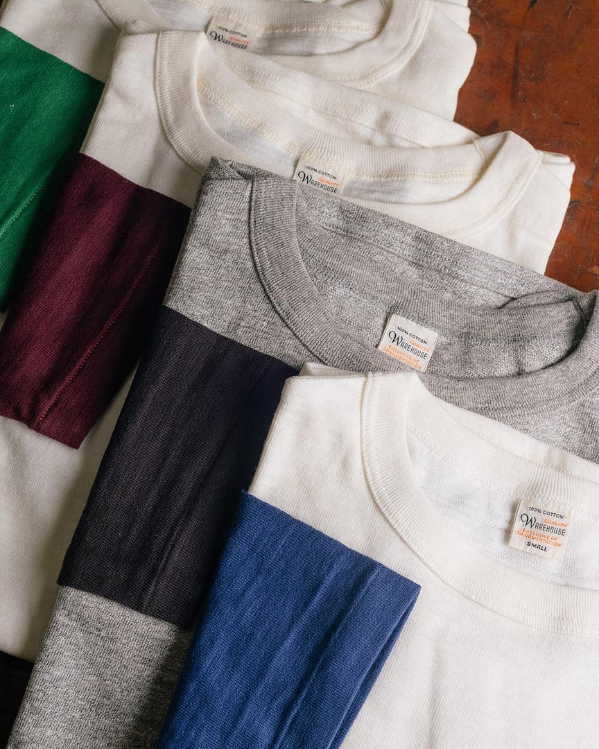 Warehouse & Co Lot. 4800 Baseball Tee Grey/ Black – Clutch Cafe