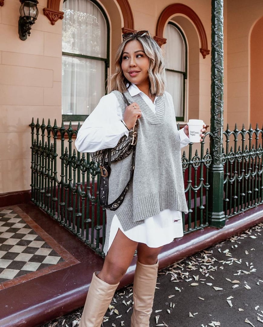 Lyla Oversized Knit Vest | Women's Sweaters & Knits | storets