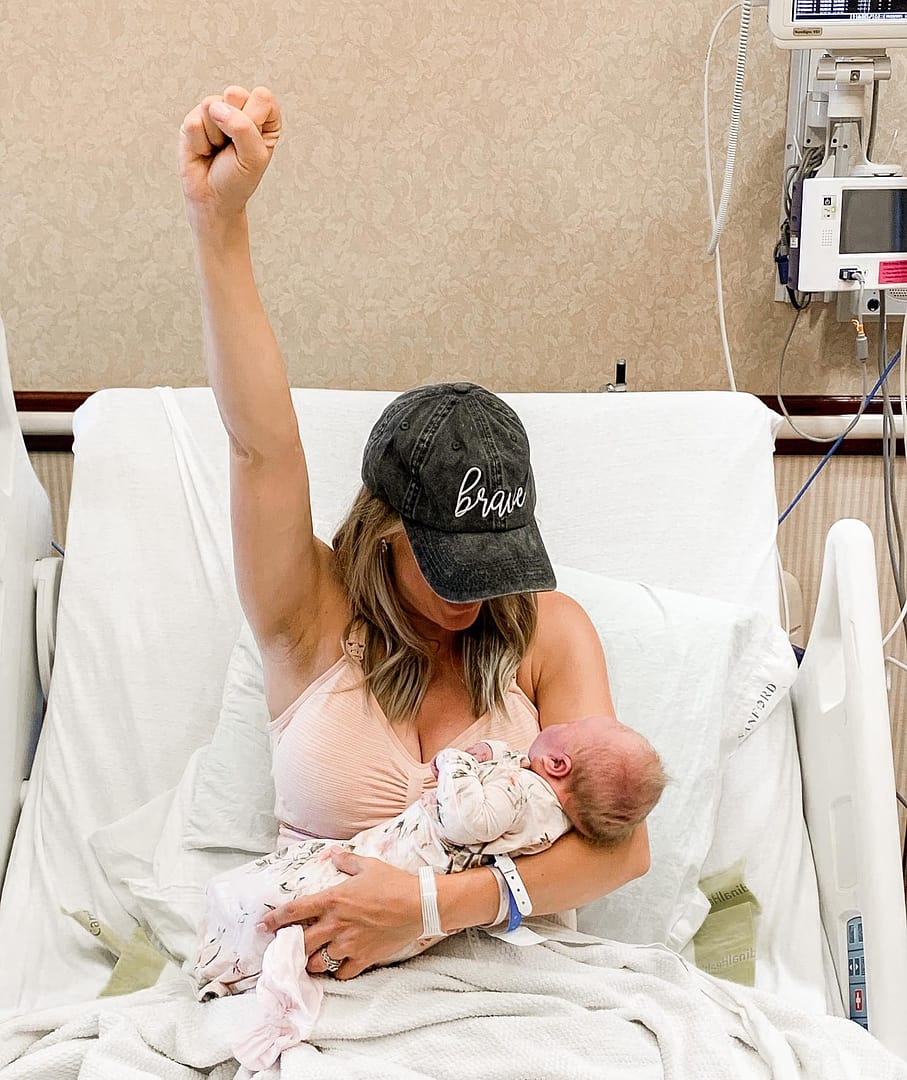 The reward was so worth the wait! I knew from the beginning an unmedicated birth was what I wanted out of my birth plan. What I didn’t plan for? Learning that good things come on Gods time. 

In fact, letting go of the fact that I couldn’t “control” the situation was excruciating. I wanted her to come on her own but I also knew the time was ticking. I did everything possible to give my body and baby a natural jump start and far exceeded my own expectations of how long I could mentally hold out. 

I told my husband “39 weeks is as far as I’ll go” and here we are at week (almost) 42 when baby girl made her entrance on her own 6hrs before the scheduled induction! 

I’m proud of myself for seeking out and sticking to my original birth plan. I’m equally proud of myself for being brave enough to give up control and understand things may not go as I plan. 

I am brave. I am Bravely. 

Use code TORI20 for 20% off my favorite nursing bras and nursing clothes from kindredbravely here:
http://liketk.it/3gL51

(Or see link in bio)

.
.
.

 liketoknow.it #liketkit #LTKbump #LTKbaby #LTKsalealert liketoknow.it.family #nursingbra #nursingtop #postpartum #kindredbravely #brave #bravemomsask #momsofinstagram #thisispostpartum #naturalbirth #midwife #sanford sanfordhealth #breastfeeding #breastfeedingmama #breastfedbaby #laboranddelivery #preciousmoments #babiesofinstagram #postpartum #postpartumstyle #giveittogod #jeremiah2911, created 4-5-2021