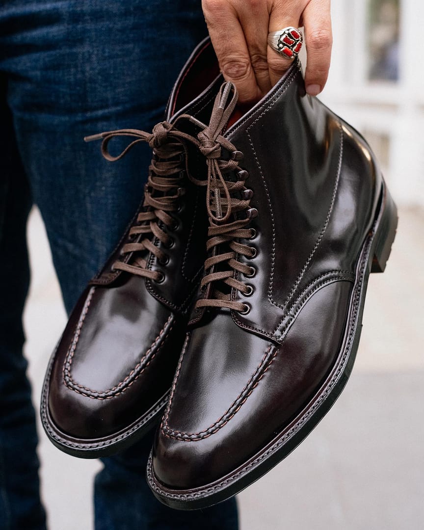 Alden Colour 8 Cordovan Indy Boot M1906HC Clutch Cafe