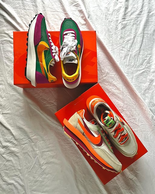 Nike x Sacai LD Waffle duo 💥

Double Sacai’s with double swooshes, double laces, double tongues, double midsoles… that’s a lot of doubles 😮‍💨

I know a lot of people prefer the O.G Sacai Waffles but why do you think people like the triple collabs less? 

#offspring #offspringhqcommunity #lsdls #wethenew #caminotv #nike #nikexsacai #sacainike #kickcheck #igsneakercommunity #kicksoftheday