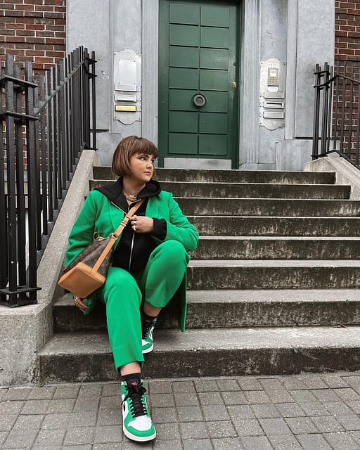 finally wearing ohmolly.ie - what an absolute dream💚 #ohmollythelabel