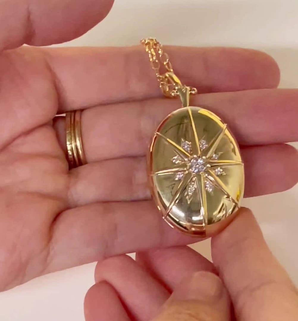 Premier 18K Yellow Gold Four Picture Locket | Monica Rich Kosann