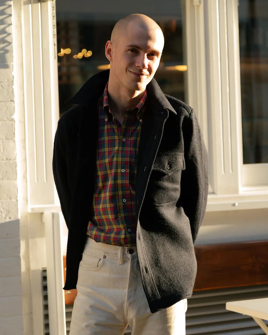 Anatomica BD Shirt Broad Tartan Multi Colour 1 – Clutch Cafe 