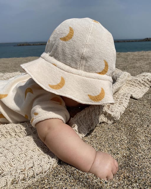 Honey Midnight Terry Beach Romper | Organic Zoo