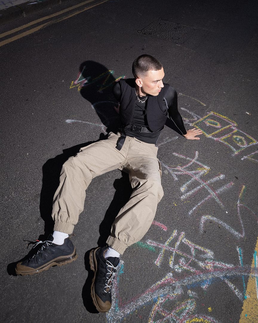 Off white tie dyed cargo pants justin 着用 Off White - tie-dyed cargo pants - メルカリ
