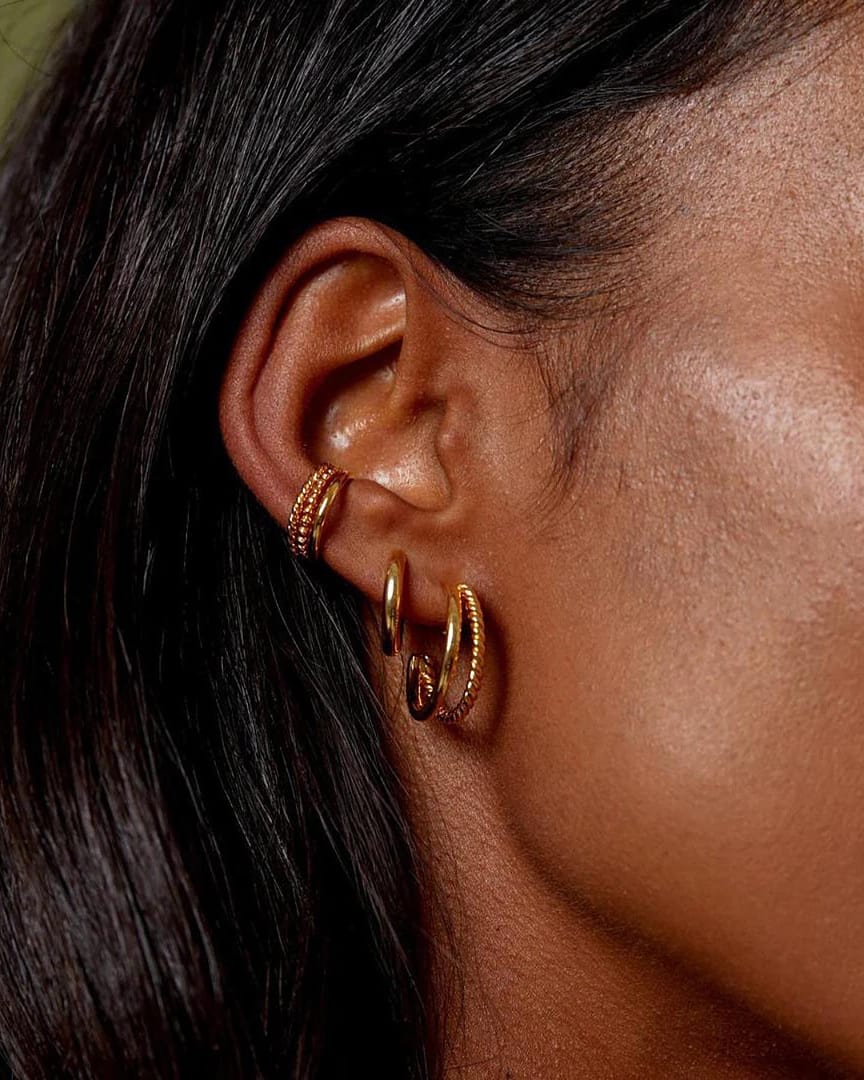 For when you want a stacked up look, minus the commitment. Hello illusion earrings. #oreliajewellery