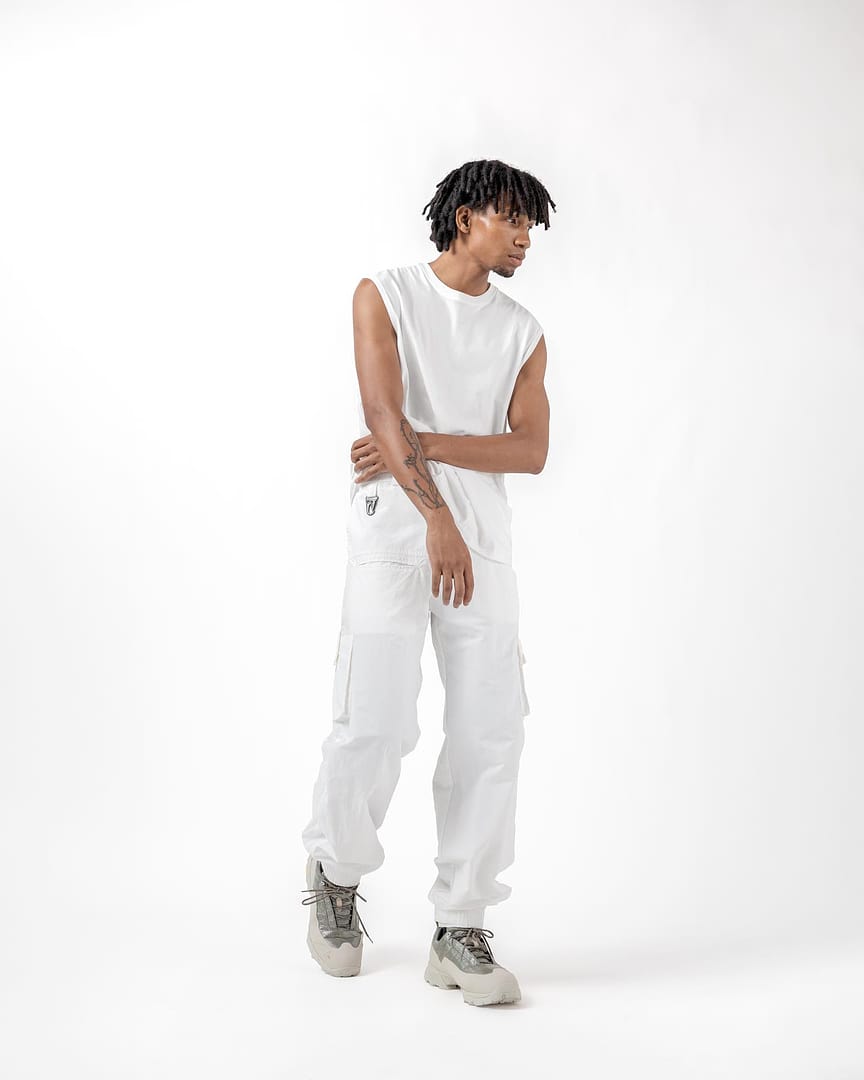 C25 Cargo Pants Off White – BLACKTAILOR