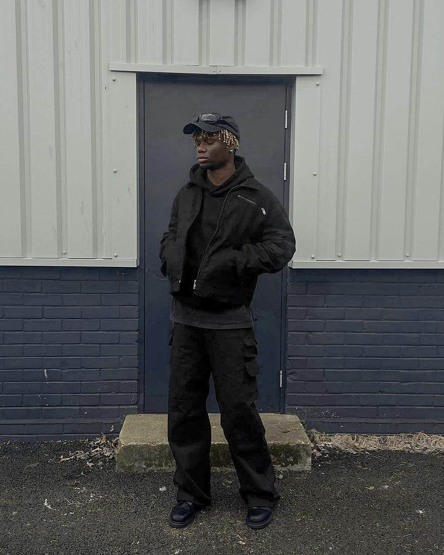 Cotton Canvas Jacket Black – BLACKTAILOR