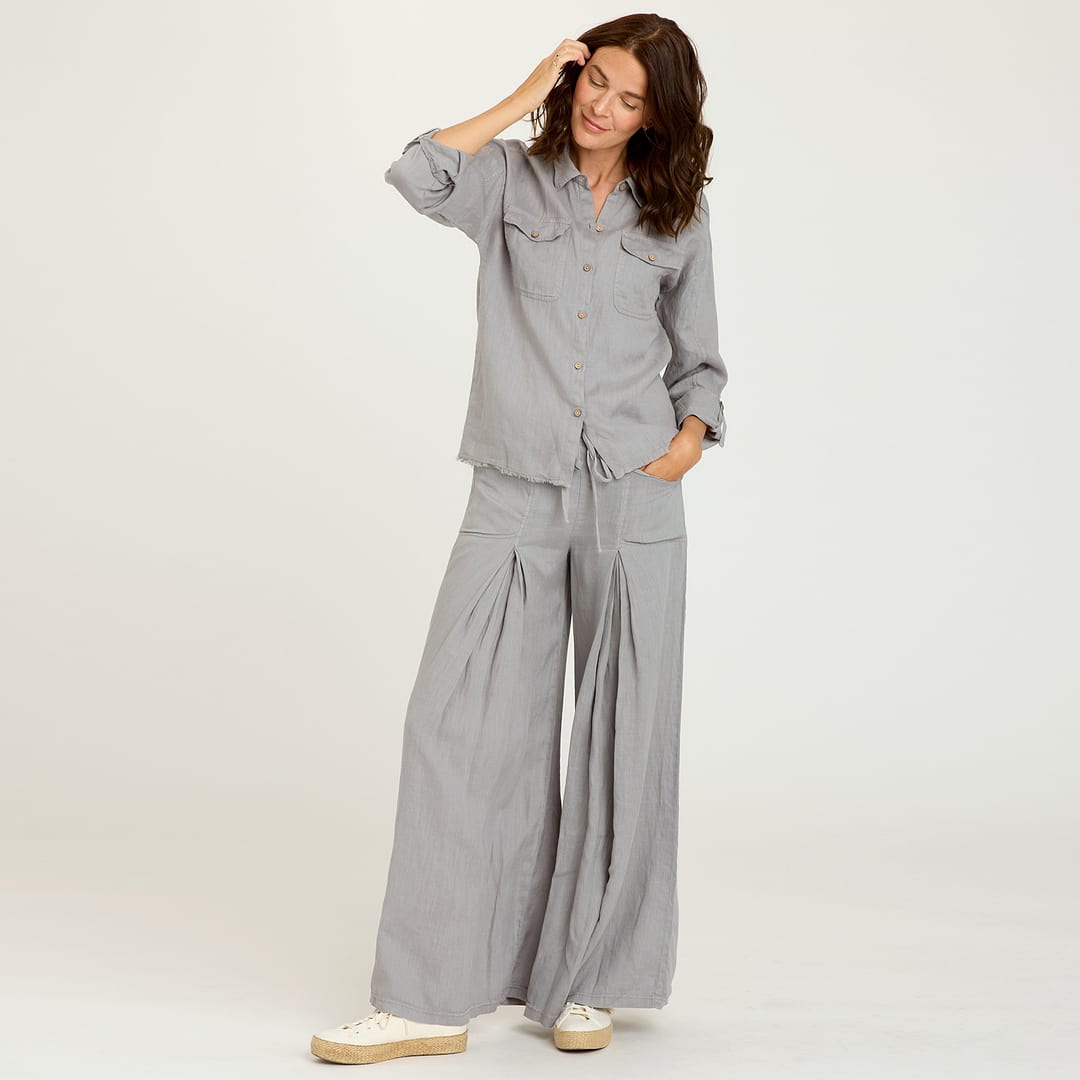 Zorba Pant in Lead Cast