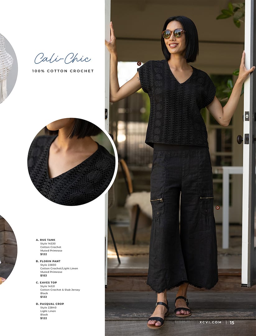 eaphi】2024ss wave line sheer tops