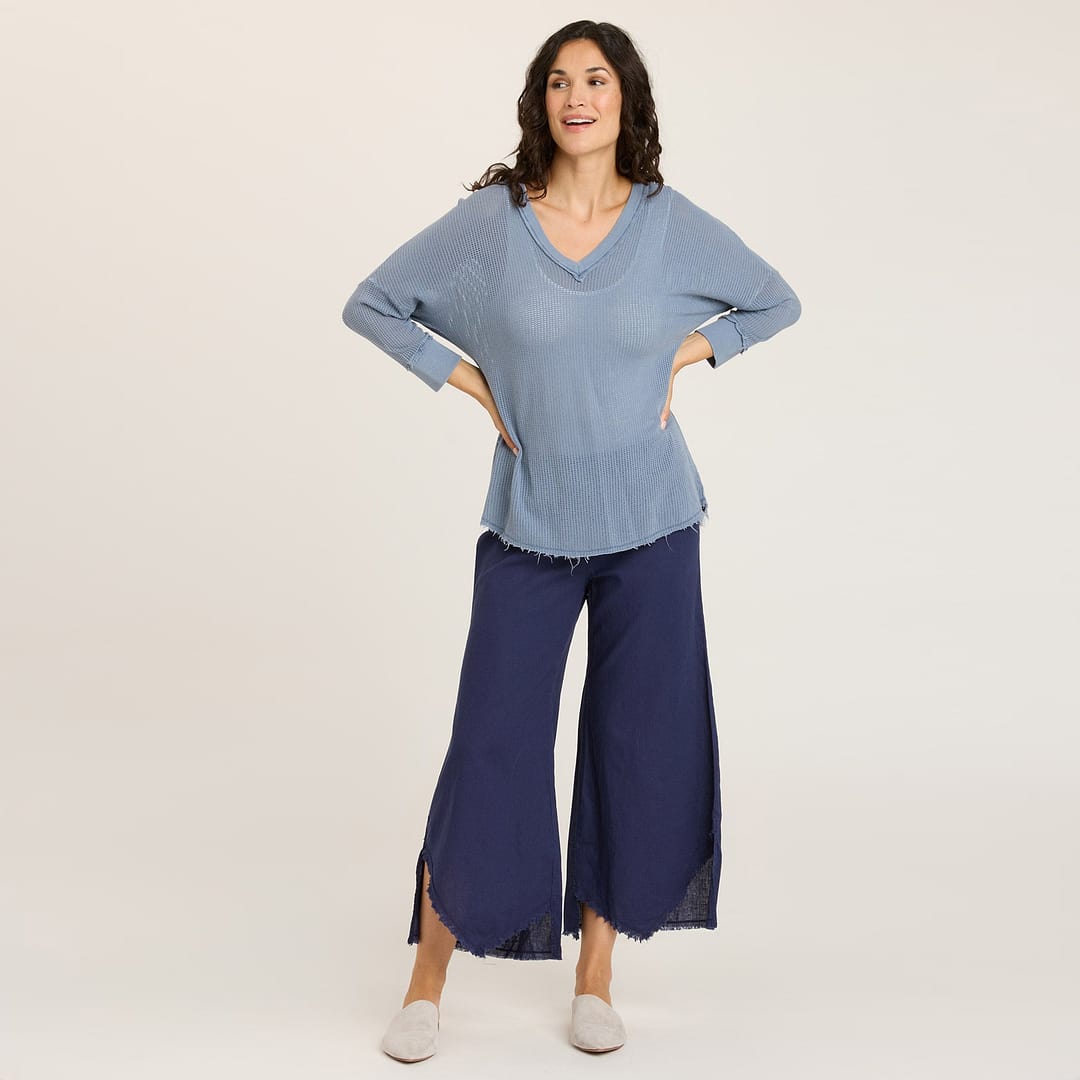 【COSYHARU】IDE setup bending wide pants Andie Wide Leg Drawstring Pant