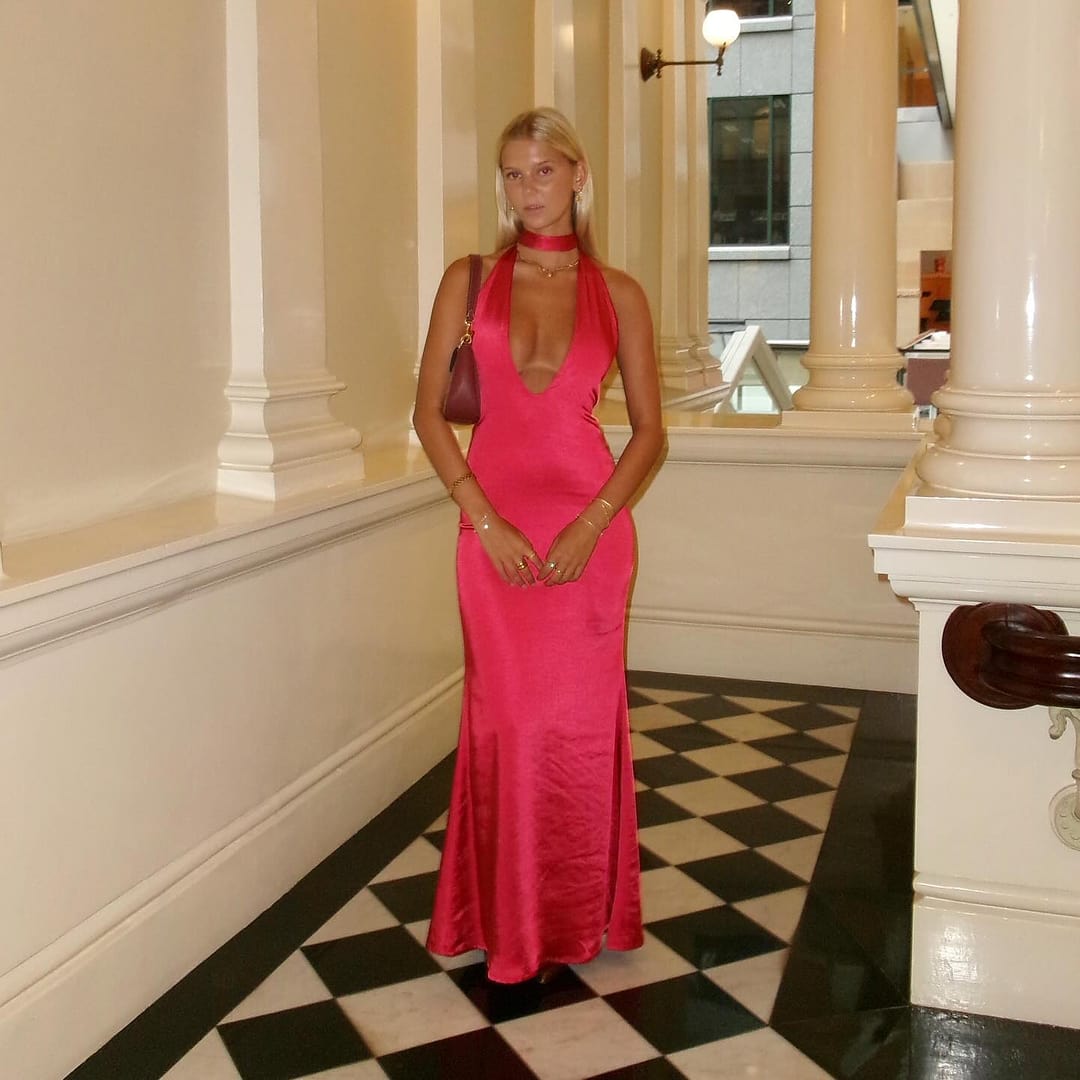 Margot Maxi Dress | Cherry – I AM DELILAH
