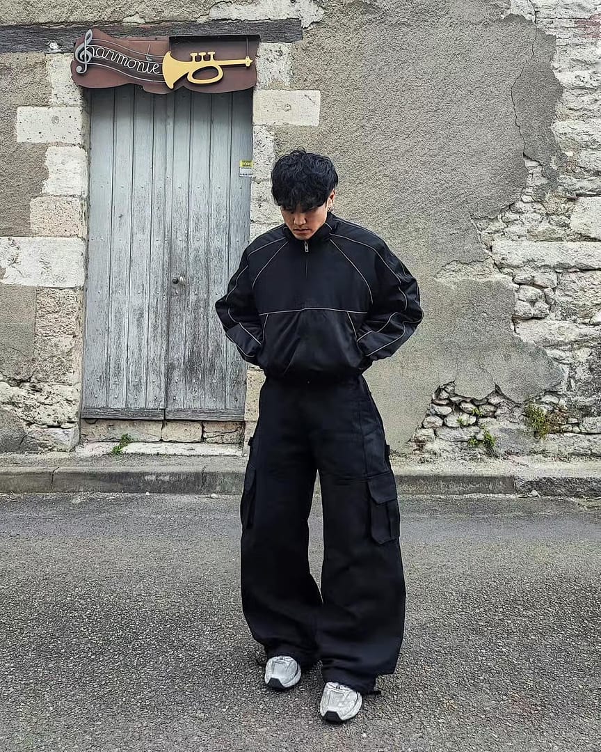 W1 Cargo Pants Black – BLACKTAILOR