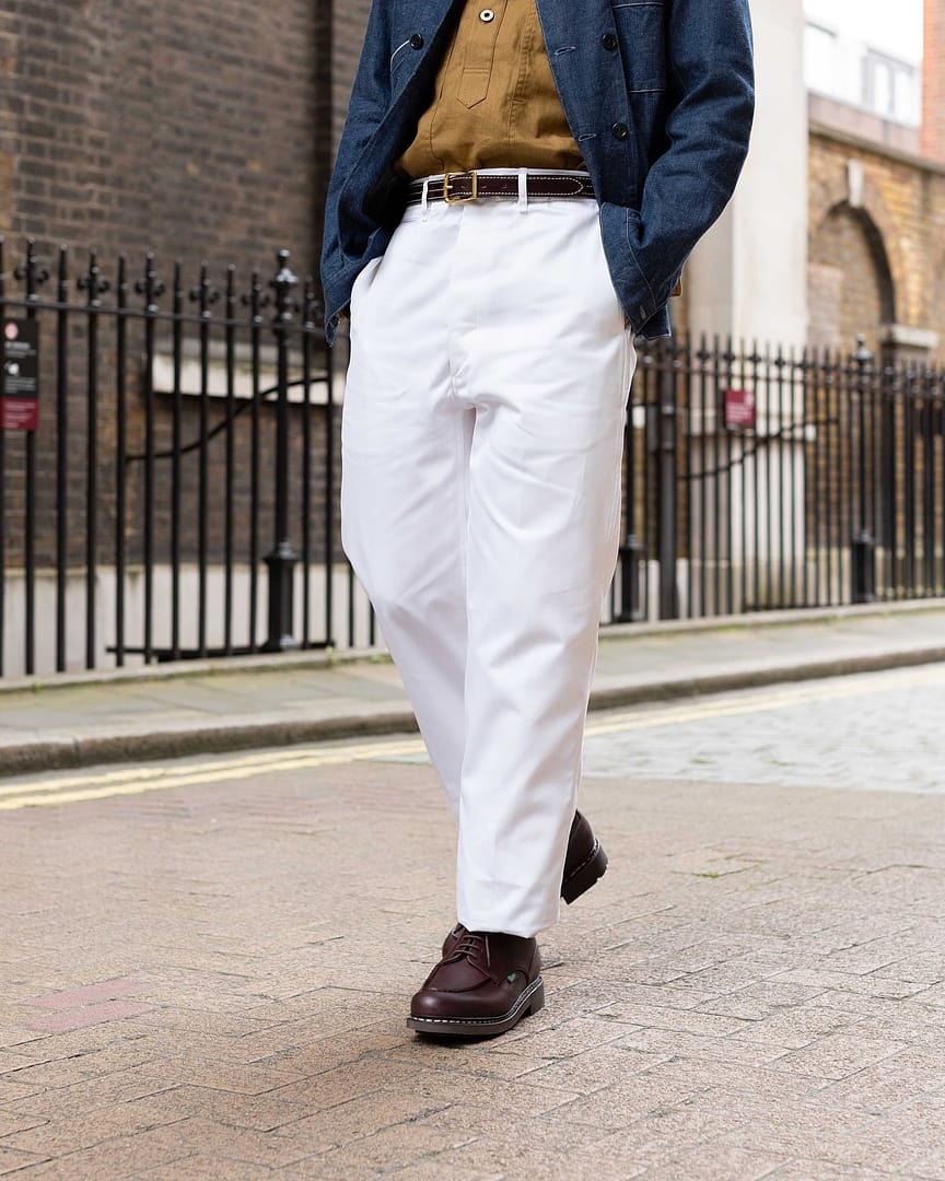 ANATOMICA 17SS Fisherman Pants-White/42 パンツ