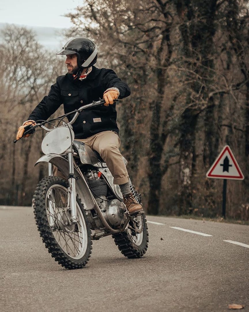 Or オアグローリー Glory 深緑　オリーブ　パイピング本革　バイカーズ