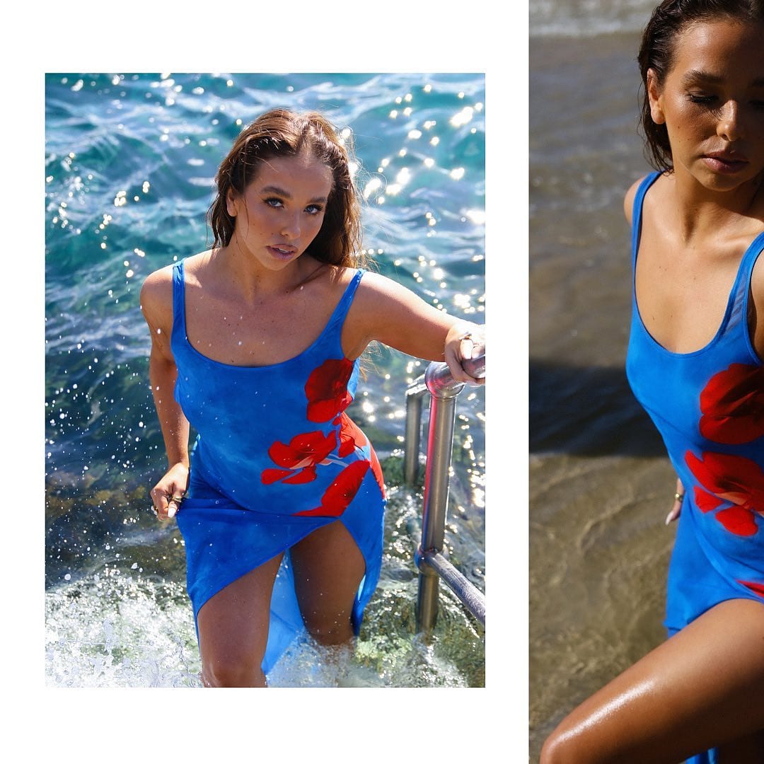 Odette Dress in Hana Print – ALT SWIM