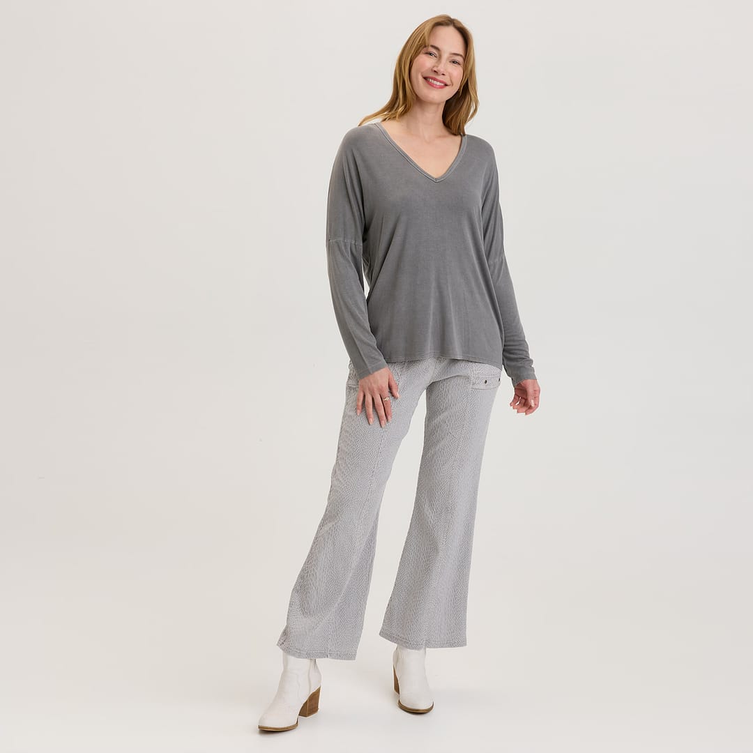 アイレネ - IRENE | Denim Curve Panel Pants-Indigo-36の通販