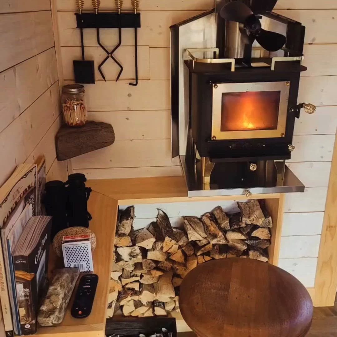 Small Efficient Modern Wood Burning Stoves Cubic Mini Wood Stoves