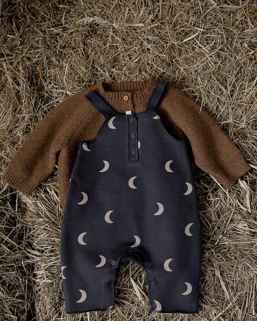 Charcoal Midnight Salopette | Organic Zoo