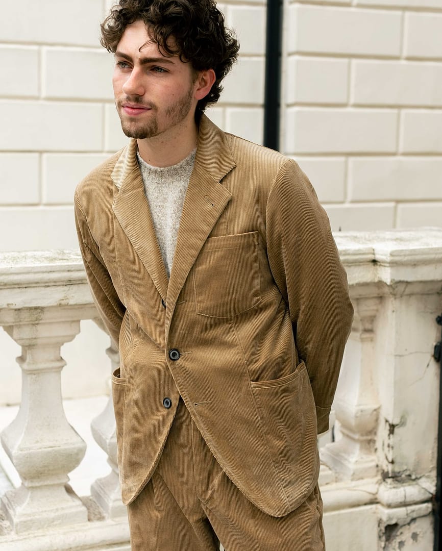 Soundman Dudley II Corduroy Jacket Beige – Clutch Cafe