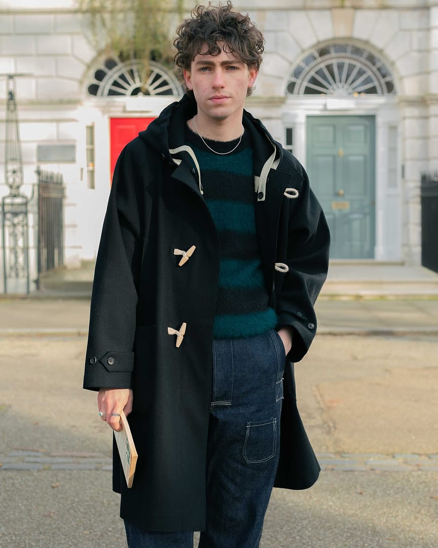 sillage duffle coat black melton 黒 sillage duffle coat black melton 黒 Sillage Duffle coat melton