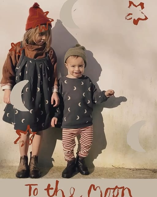 Charcoal Midnight Tribe Skirt | Organic Zoo