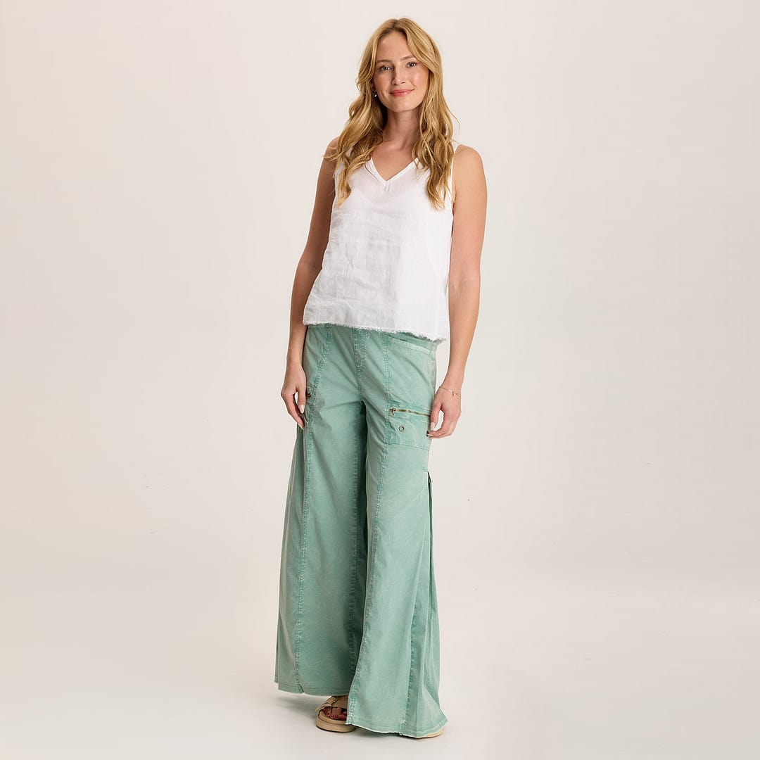 XCVI Coline Poplin Wide Leg Pant