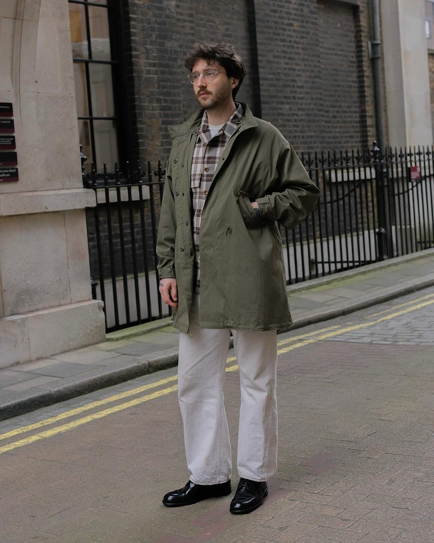 The Real McCoy's Parka Man's M-65 Olive – Clutch Cafe