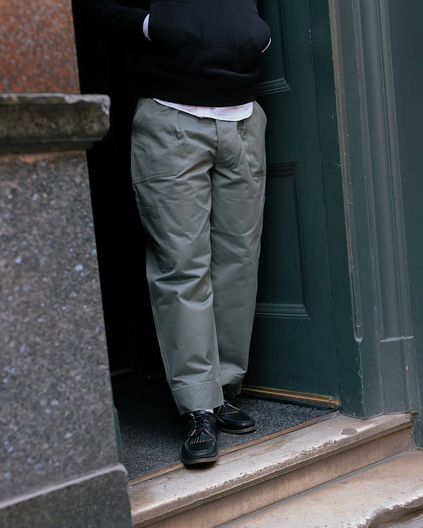 The Real McCoy's Trousers, Utility, Cotton / USAF Sage Green