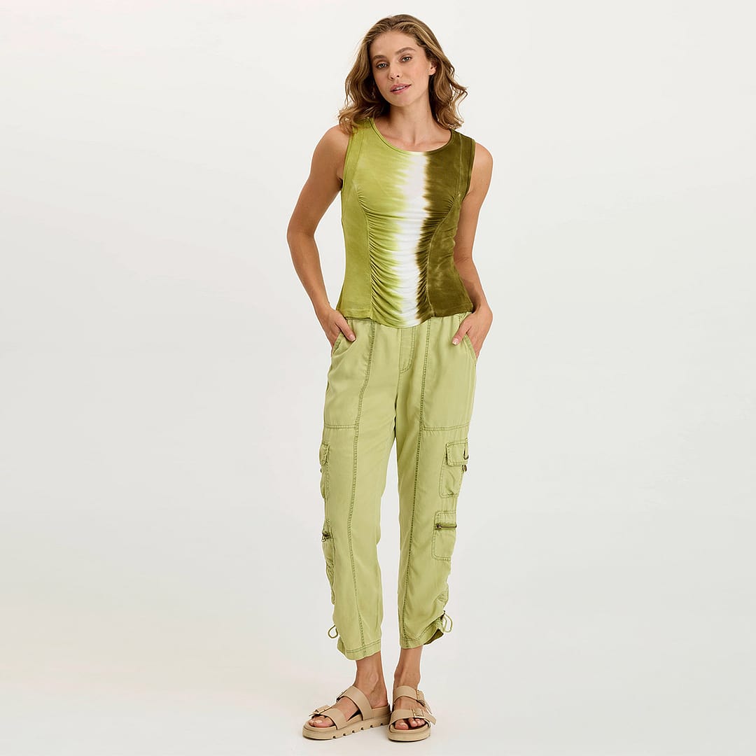 XCVI Selmy Twill Corded Cargo Crop
