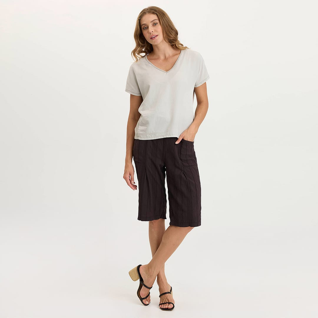 【AAKE】CORDU BIZZO BERMUDA PT Cotton Bermuda shorts man | AD Europa