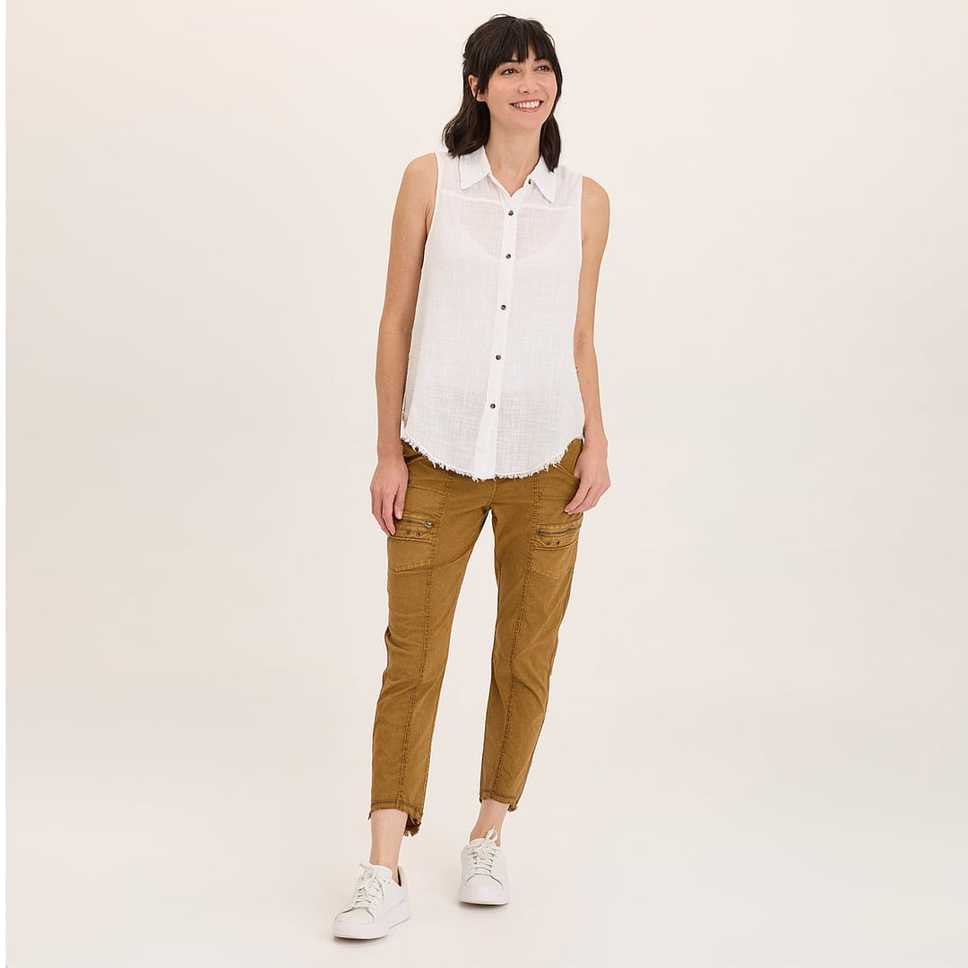 Wearables Acker Slim Zipper Crop Pant