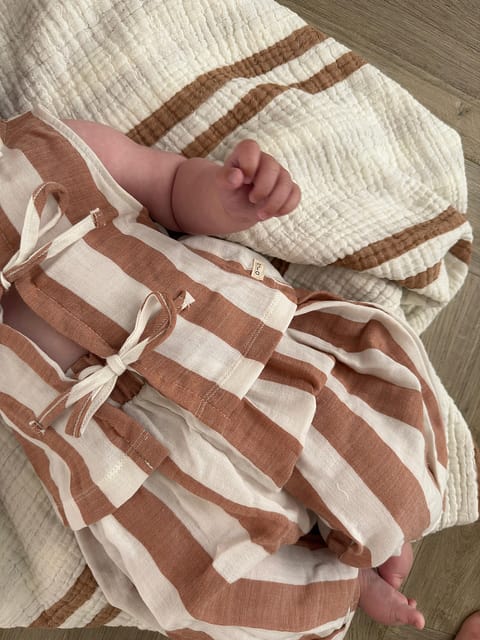 Sienna Stripes Resort Pants | Organic Zoo