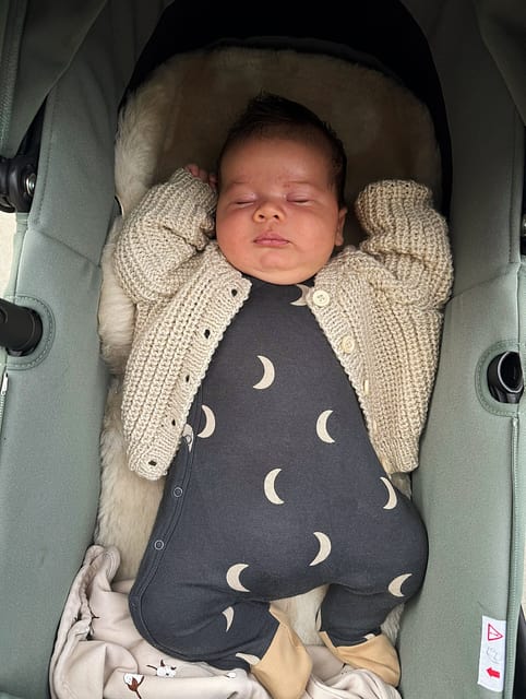 Black Midnight Organic Cotton Baby Suit | Organic Zoo