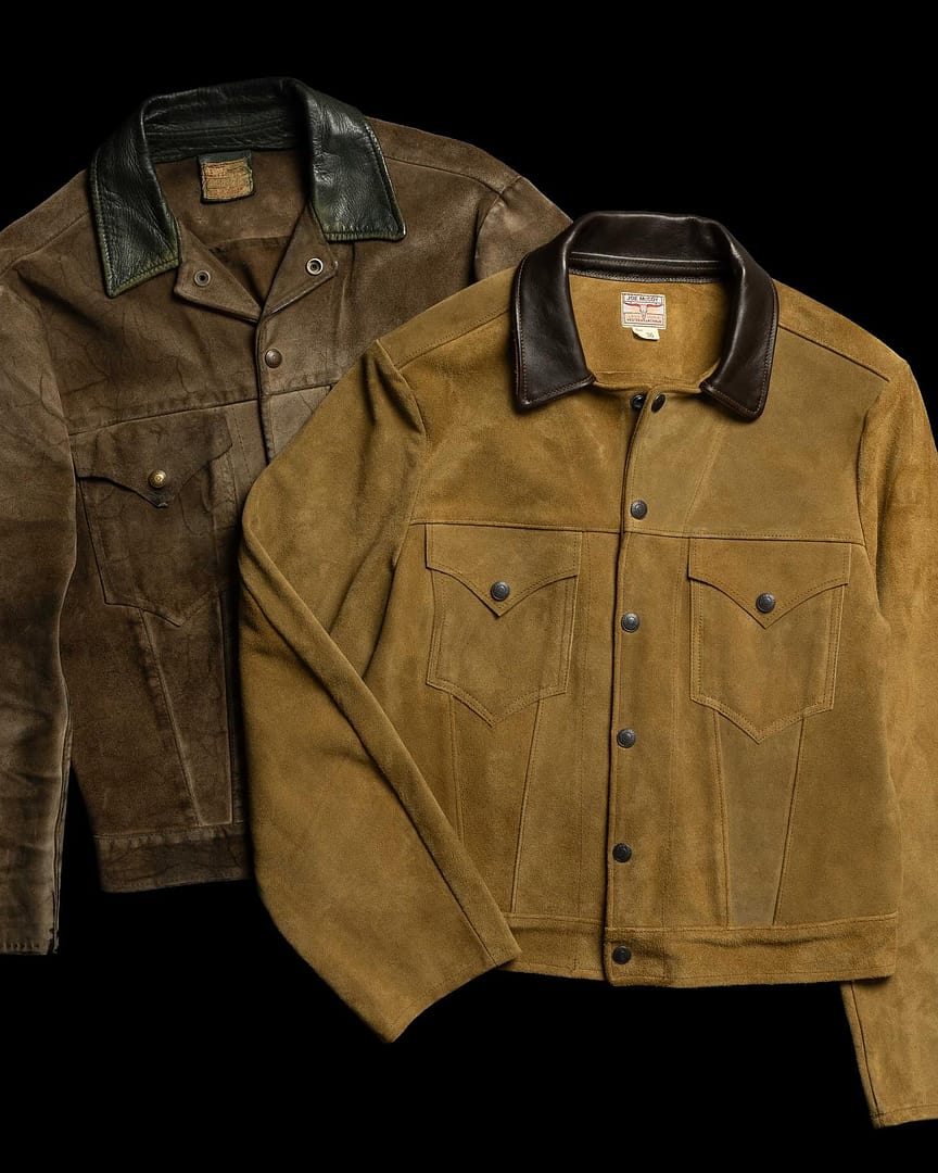 ま*さ様 【The REAL McCOYS】 ROUGHOUT LEATHER The Real McCoy's Rough Out Leather Western Jacket