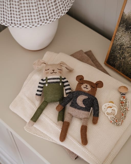 Teddy Soft Toy - Midnight | Organic Zoo