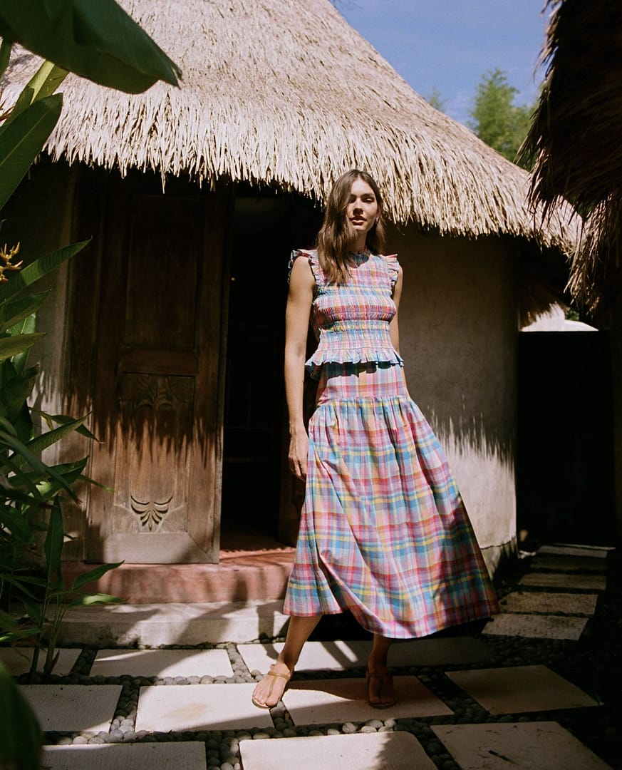 Coco Top - Rainbow Check | steele. label