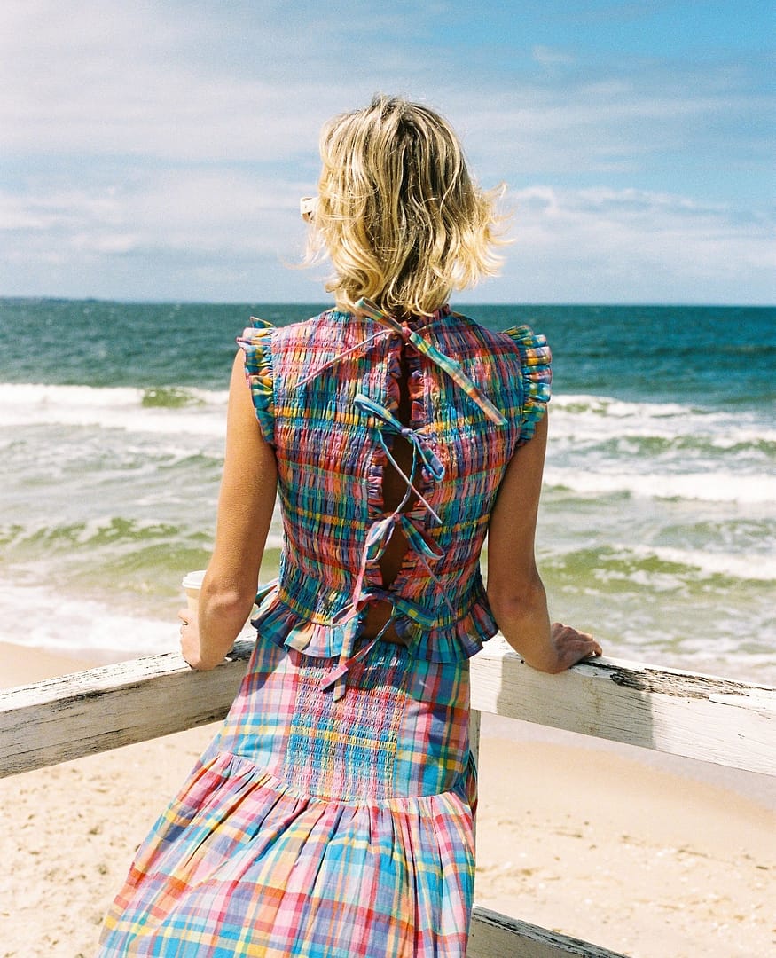 Coco Top - Rainbow Check | steele. label