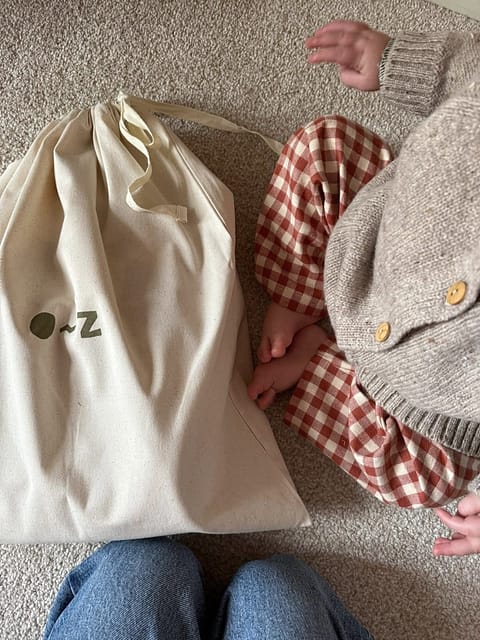 Paprika Gingham Carrot Pants | Organic Zoo