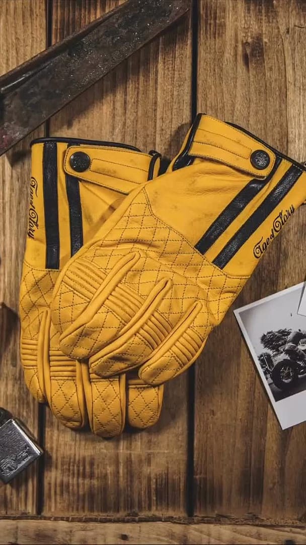 試着無料】エイジオブグローリー ヒーロー - バイク レザー グローブ