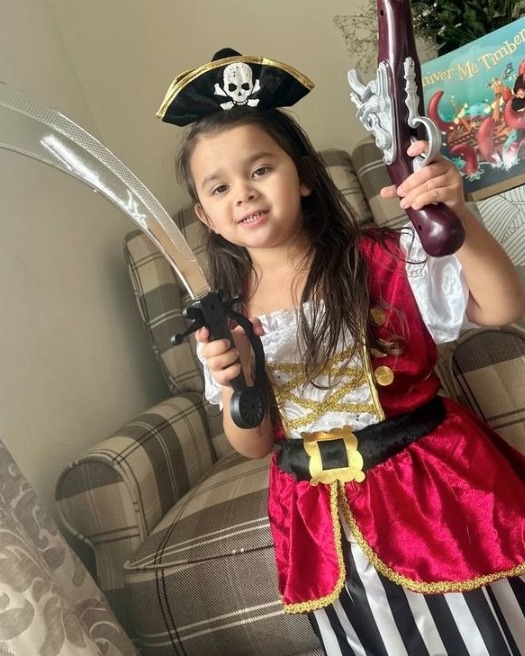 Disfraz De Pirata Roto Para Niña – Ideal Para Carnaval Y Fiestas De Halloween