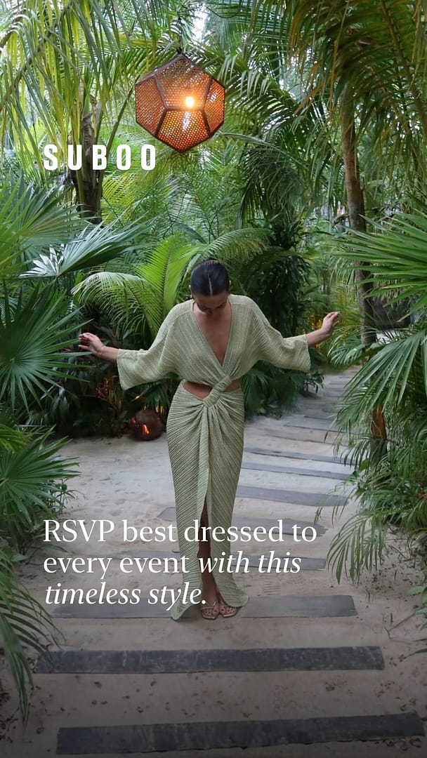 suboo gold dress Suboo Ana gold and green cut-out maxi dress. So