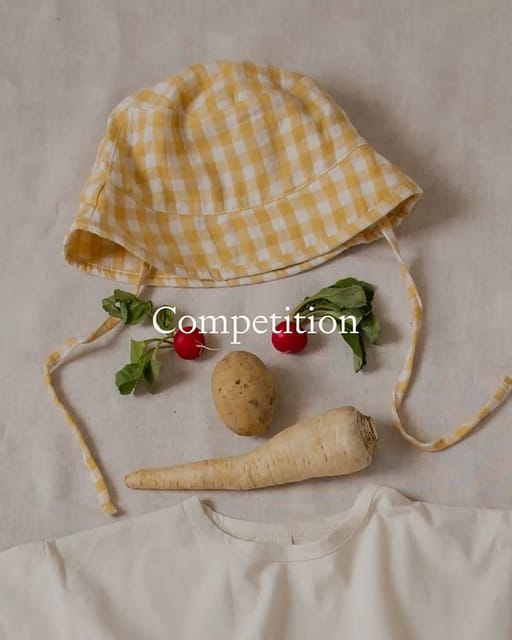 Honeycomb Gingham Bucket Sun Hat | Organic Zoo